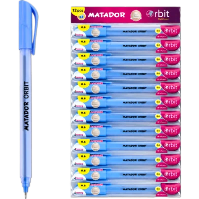 Matador Orbit বলপেন ব্লু ইংক - 12 পিস