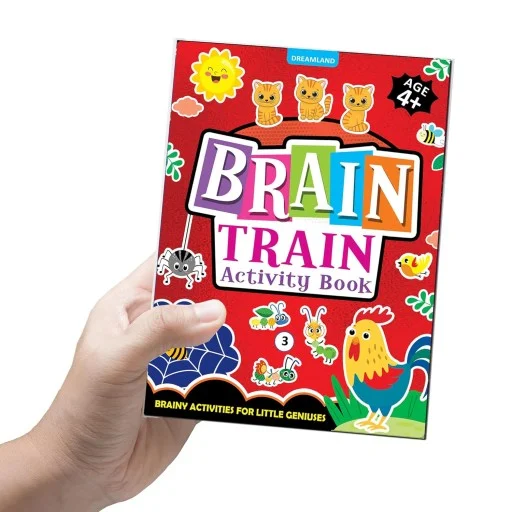 Brain Train Activity Book for Kids Age 4+ (paperback)