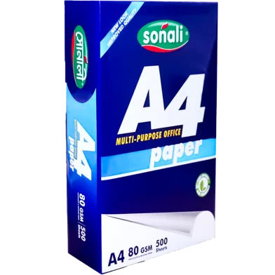 সোনালী A4 পেপার 80 জিএসএম 500 শিট