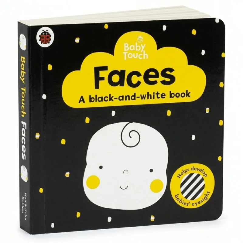 Baby Touch: Faces: a black-and white-book