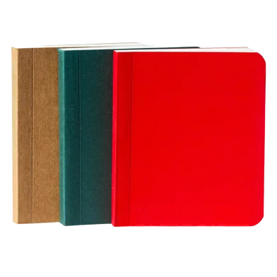 Sevendays Notes টাইনি স্কেচবুক সিরিজ রেড, গ্রিন ও ক্র্যাফট নোটবুক 3-প্যাক