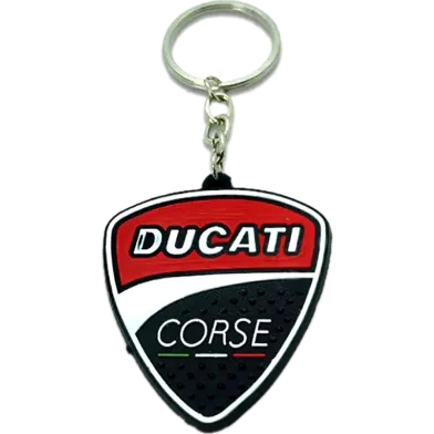 DUCATI পিভিসি কি-চেইন কী রিং রেড রাবার মোটরসাইকেল বাইক কার কালেক্টিবল গিফট নিউ (কি-রিং_ducati_1) - (কি-রিং_ducati_1)