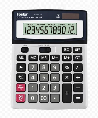 Foska ডেস্কটপ ক্যালকুলেটর - বিগ (12 ডিজিট) - CA3312-6