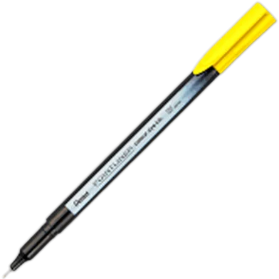 Pentel পয়েন্টলাইনার কালার ডাই ইংক ইয়েলো - S40-G