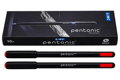 Pentonic বলপেন রেড ইংক - 10 পিস