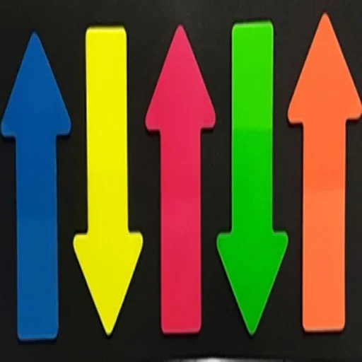 Multi Color Sticky Note Jinxin Slide(5 Colour) P09-2