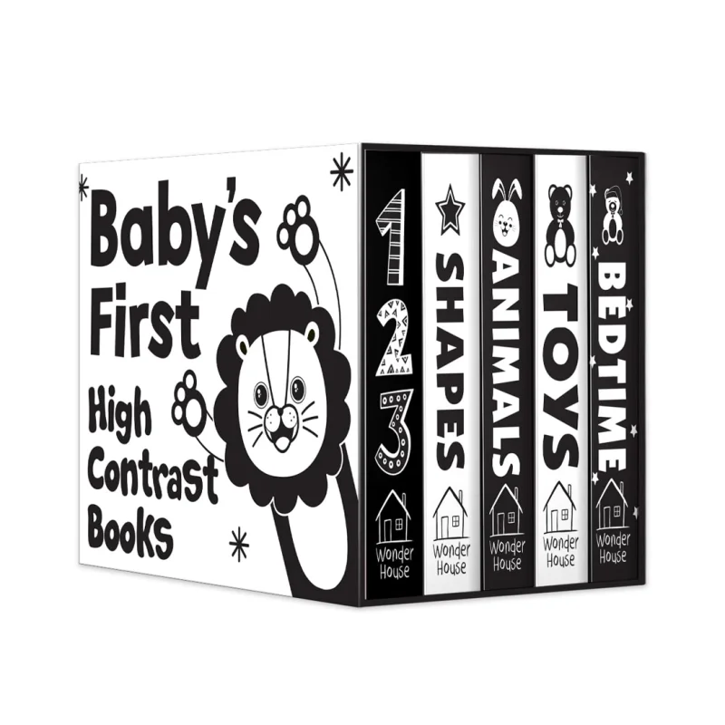 Baby’s First High-Contrast Books: Boxed Set (High Contrast Board Books)