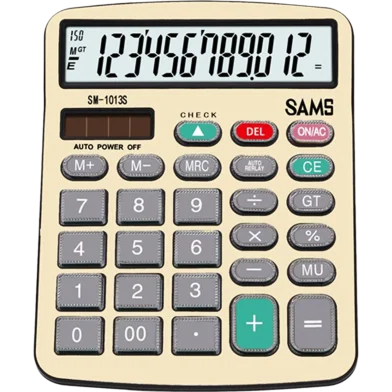 SAMS ডেস্কটপ বা অফিস ক্যালকুলেটর - SM-1013S