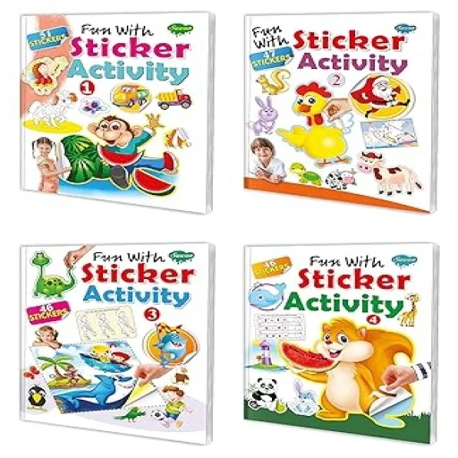 Fun With Sticker Activity-1 To 4(Paperback)