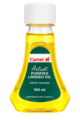 Camel আর্টিস্ট Purified লিনসিড অয়েল ফর অয়েল কালার 100 মিলি ইয়েলো