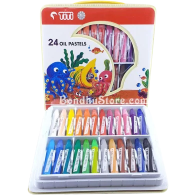 Titi অয়েল প্যাস্টেল 24 শেড বক্স -নন-টক্সিক