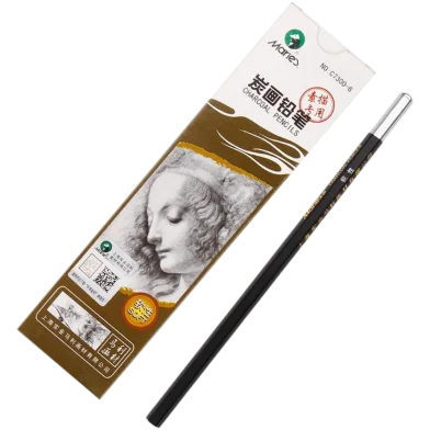 Maries প্রফেশনাল Neutral মিডিয়াম চারকোল পেন্সিল 12 পিস