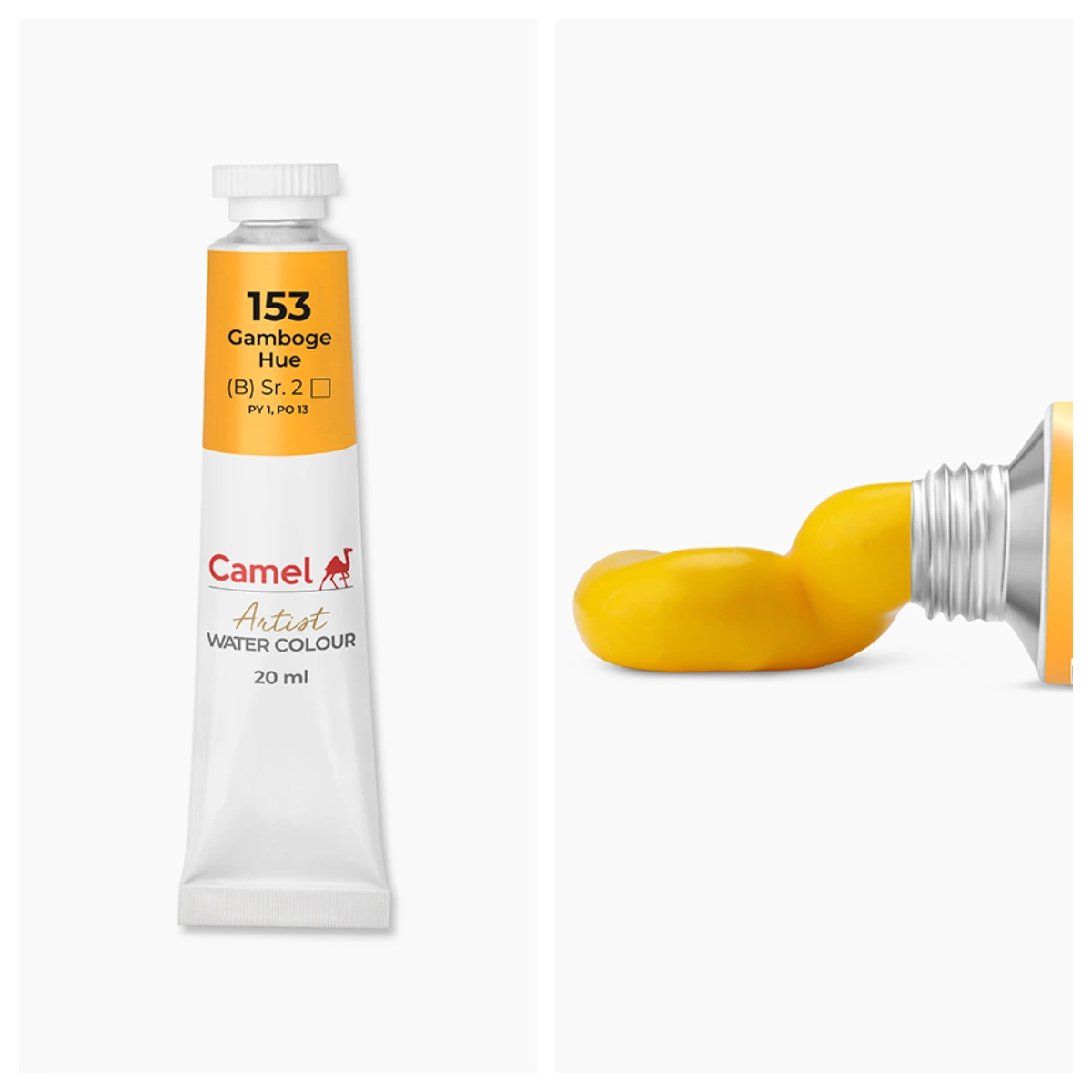Camel আর্টিস্ট ওয়াটার কালার 20ml – Gamboge Hue (Sr.2)