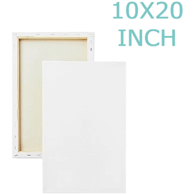 হোয়াইট ক্যানভাস- 10/20 ইঞ্চি