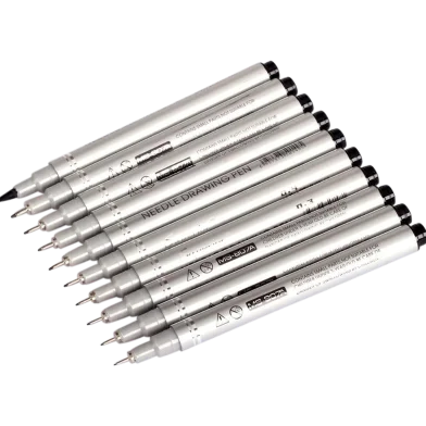 Superior JX নিডল ড্রাফটিং পেন - 10 পিস