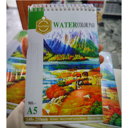 Keep Smiling A5-ওয়াটারকালার প্যাড 160gsm 24 শিট