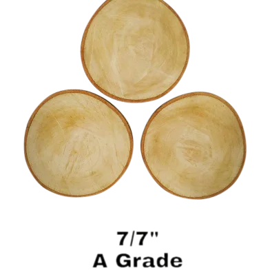 রাউন্ড উডেন ক্যানভাস (7 x 7 ইঞ্চি) - 1 পিস