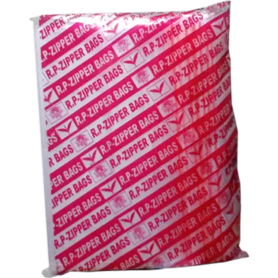 প্লাস্টিক জিপার ব্যাগ 12x10 ইঞ্চি 100 পিস
