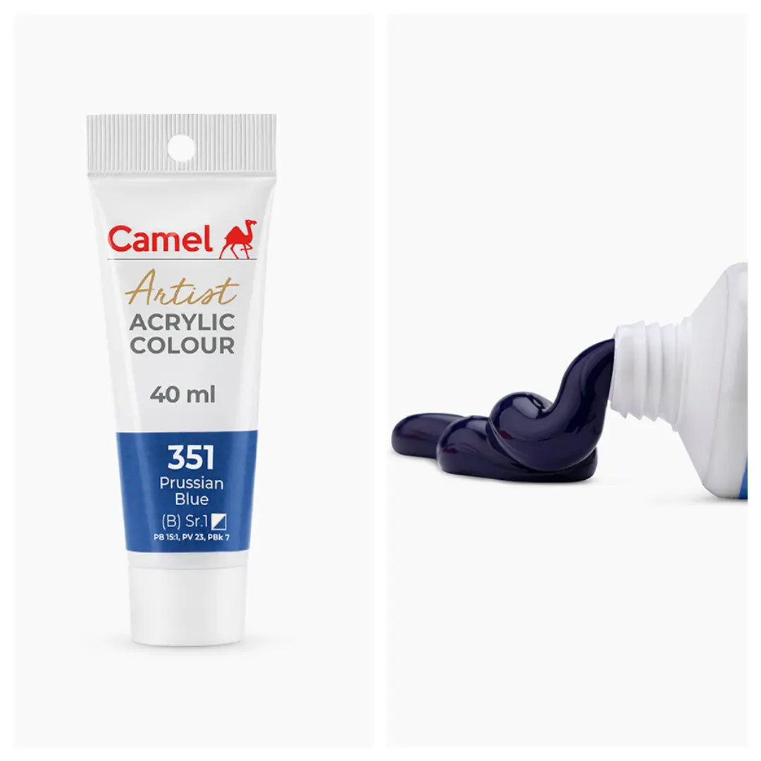Camel আর্টিস্ট অ্যাক্রিলিক কালার 40ml – Prussian Blue (Sr.1)
