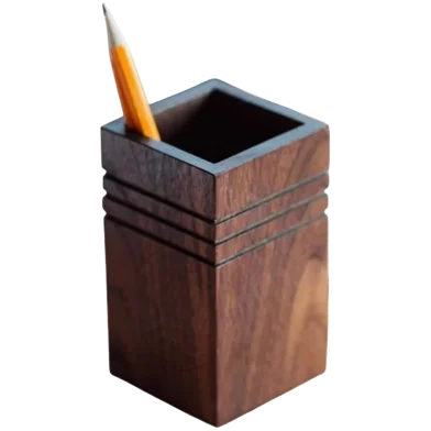 Creative Furniture প্রিমিয়াম উডেন পেন স্ট্যান্ড ডেস্ক অর্গানাইজার