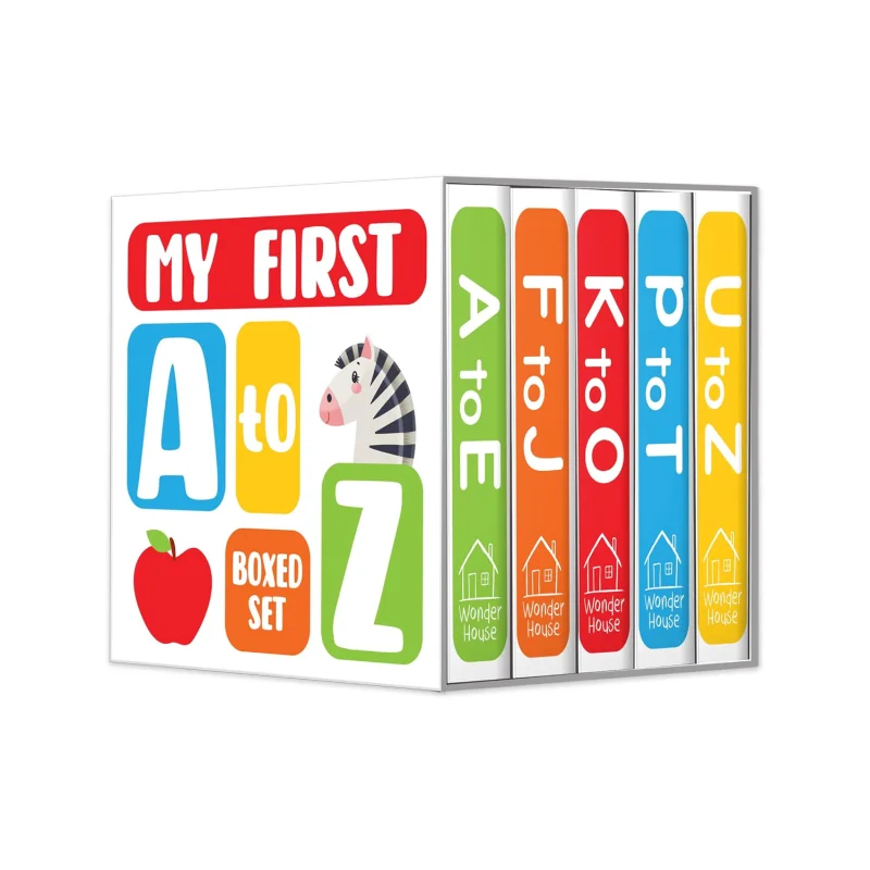 My first A to Z Boxed Set of 5 books (Mini Board Books)