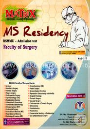Matrix MS Guide BSMMU Admission Test faculty of Surgery Volume 1, 2, 3, 4, 5, 6, 7 with Model Test (2016-2017)