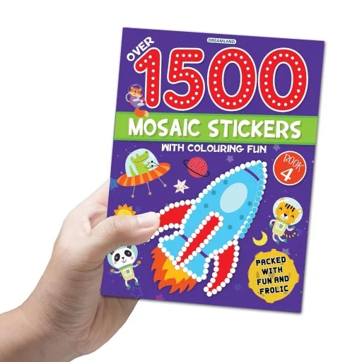 1500 Mosaic Stickers Book 4 (paperback)
