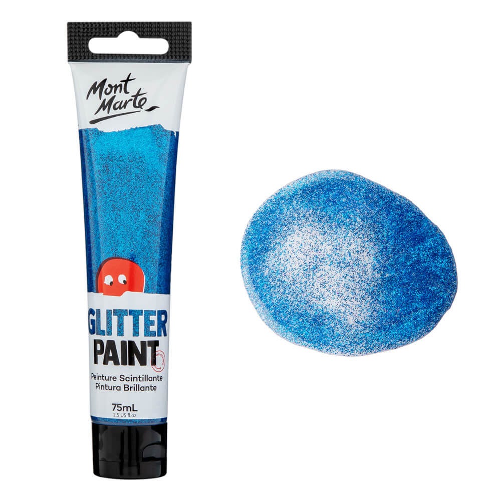 Mont Marte গ্লিটার পেইন্ট 75ml – Dark Blue