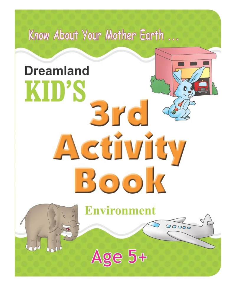 Kid’s 3rd Activity Book: Environment – Age 5+