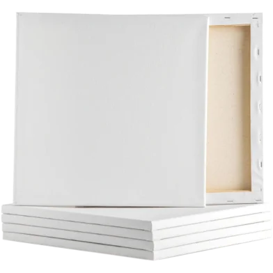 প্রিমিয়াম হোয়াইট ক্যানভাস 5x5 ইঞ্চি - 3 পিস