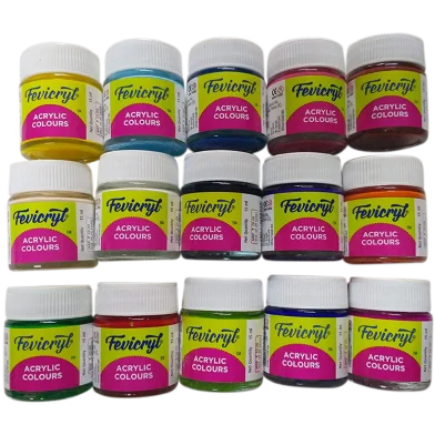 Fevicryl অ্যাক্রিলিক কালার 15 মিলি 15 শেড