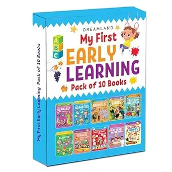 My First Early Learning Pack of 10 Books for Kids