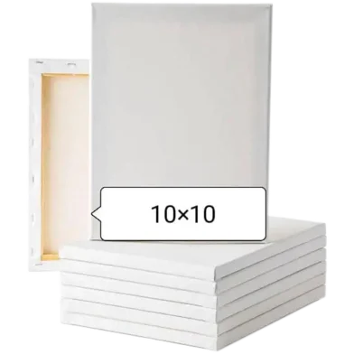 হোয়াইট মিনি ক্যানভাস 10x10 ইঞ্চি - 1 পিস