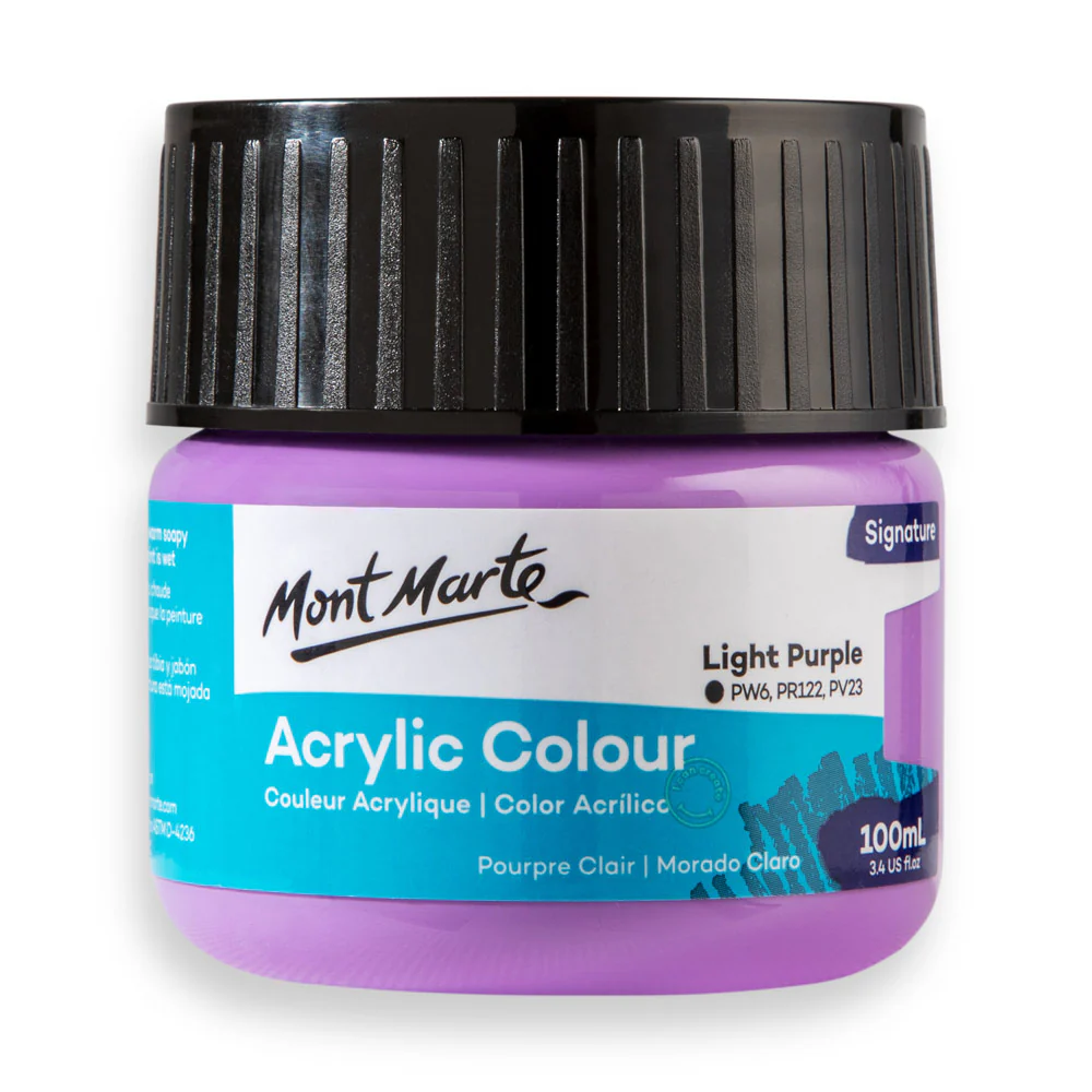 Mont Marte অ্যাক্রিলিক কালার 100ml – Light Purple