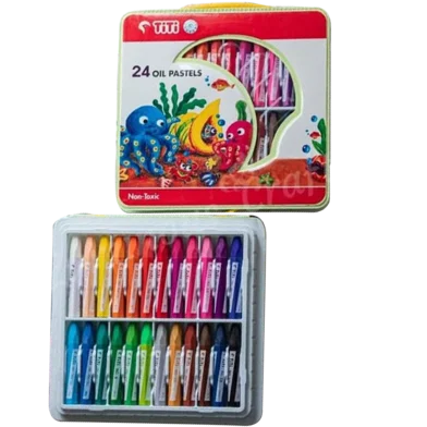 Titi অয়েল প্যাস্টেল 24 কালার সেট