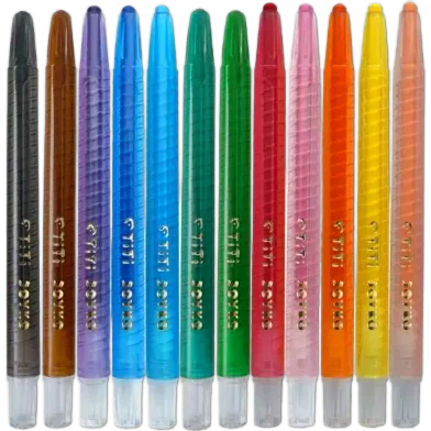 Titi টুইস্ট ক্রেয়ন 12 কালার সেট - (TI-CP-12MINI)