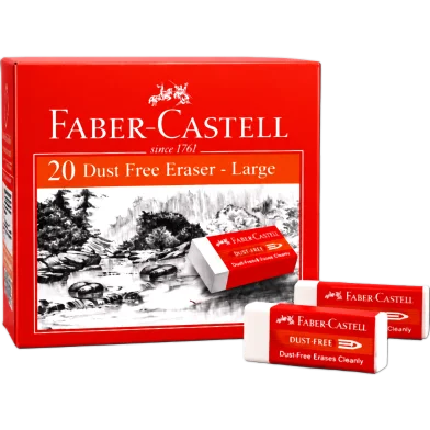 Faber Castell ডাস্ট-ফ্রি ইরেজার - লার্জ-20 পিস