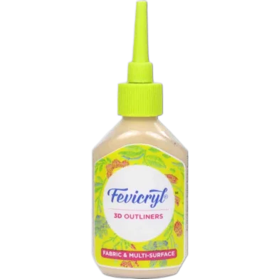Fevicryl 3D আউটলাইনার পার্ল মেটালিক গোল্ড 20 মিলি
