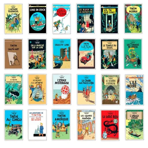 Adventures of Tintin Complete Set- 25 Books set – Color – English - Paperback