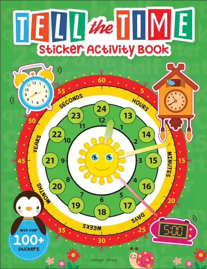 Tell the Time Sticker Activity Book