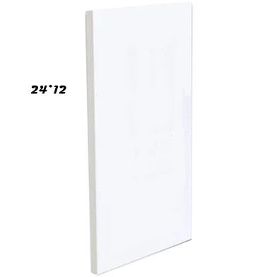 হোয়াইট ক্যানভাস 12x24 ইঞ্চি 1 পিস