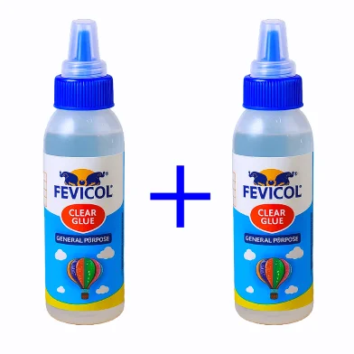 Fevicol ক্লিয়ার গ্লু - (50 গ্রাম প্লাস 50 গ্রাম) 100 গ্রাম কম্বো