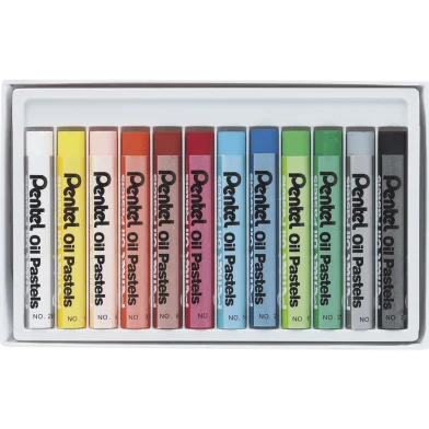 Pentel আর্টিস্ট অয়েল প্যাস্টেল 12 কালার সেট - PHN-12ASE
