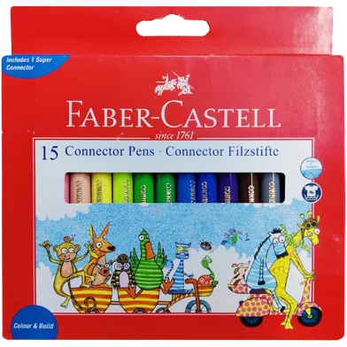 Faber Castell কানেক্টর স্কেচ কালার পেন - 15 পিস