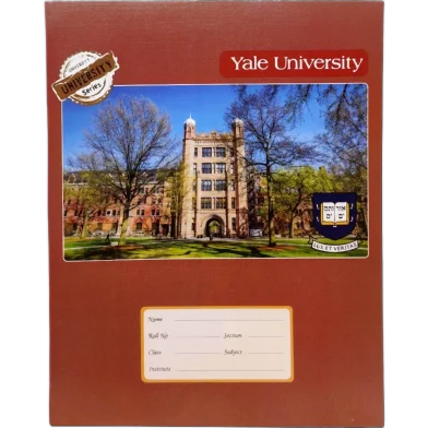 Hearts Yale ইউনিভার্সিটি ফ্লোরাল বাইন্ডিং খাতা (মার্জিন) - 300 পেজ