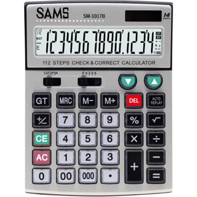 SAMS SM-1017B ডেস্কটপ ক্যালকুলেটর – ১৪ ডিজিট