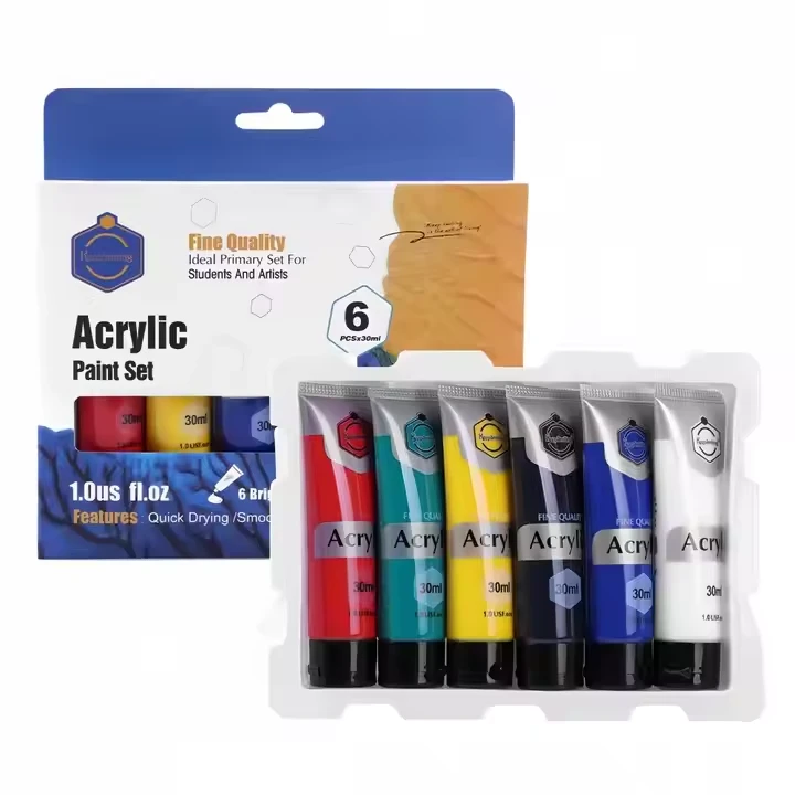 Keep Smiling অ্যাক্রিলিক পেইন্ট 6pc x 30ml (1.0 US fl.oz)