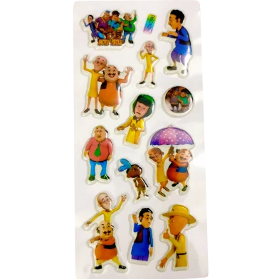 3D Puffy স্টিকার 2 পাতা