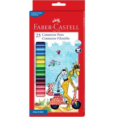 Faber Castell কানেক্টর স্কেচ কালার পেন - 25 পিস