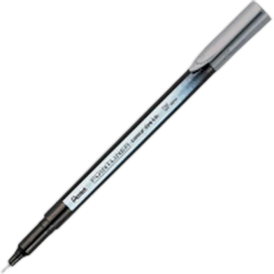 Pentel পয়েন্টলাইনার কালার ডাই ইংক গ্রে - S40-N